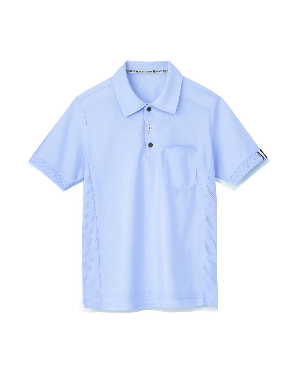 半袖プルオーバー 男女兼用 HM2289-6 アクアブルー カーシーカシマ