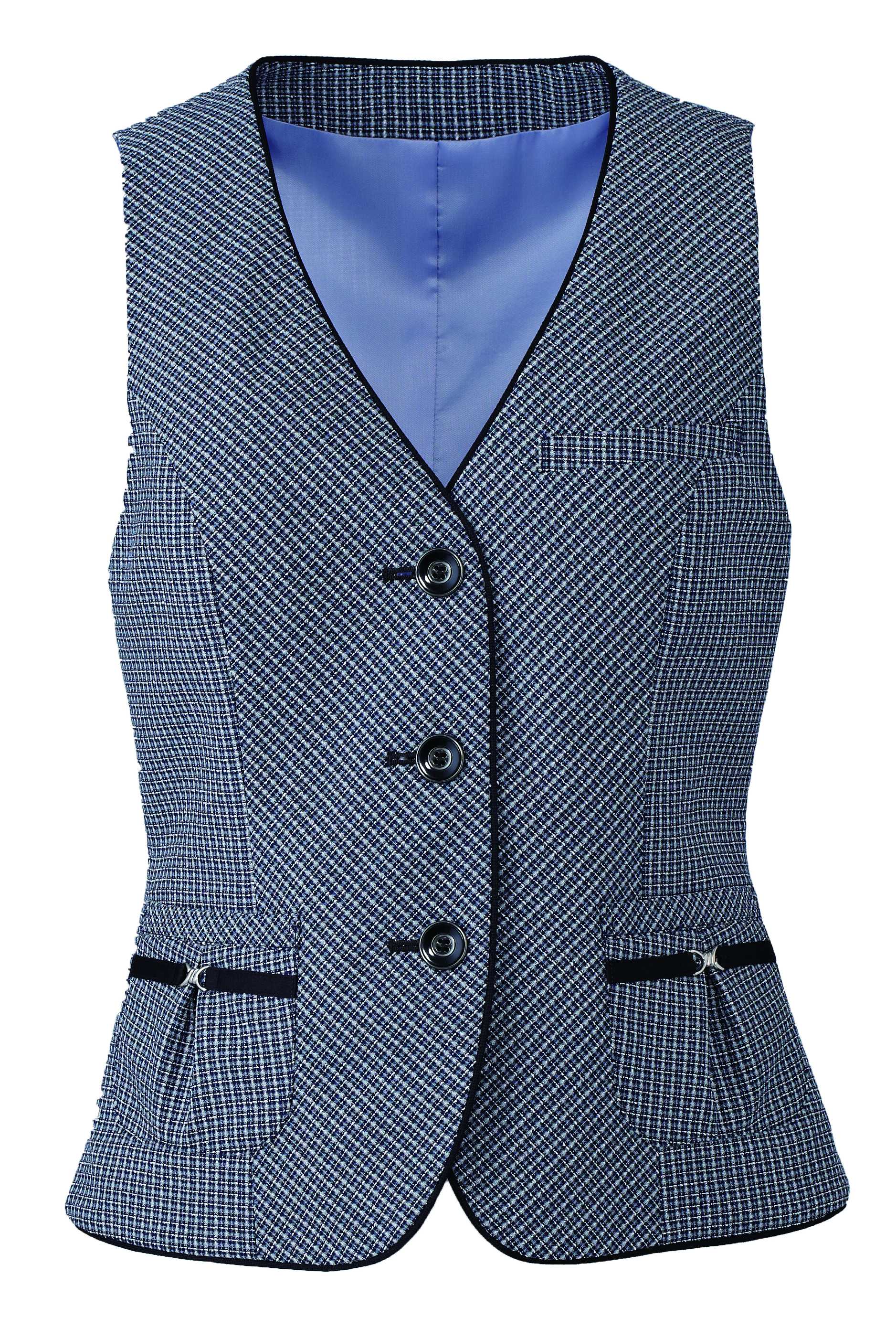 ベスト EAV531 ネイビーチェック カーシーカシマ