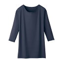 七分袖インナーTシャツネービー WH90029(3L) 24-8127-0503 松吉医療総合カタログ|マツヨシ