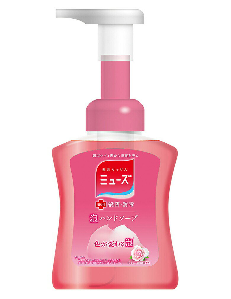 ミューズ ハンドソープ 泡 泡ミューズ泡ピンクフローラル本体 250ml 24個セットのサムネイル