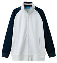 ジャージジャケット 243-11 グレーXネイビー KAZENWLD