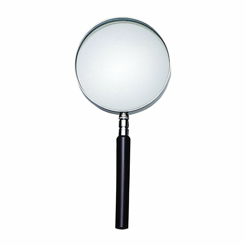 柄付ルーペ 100X235MM NO，1250 1本 池田レンズ工業 02-3395-03