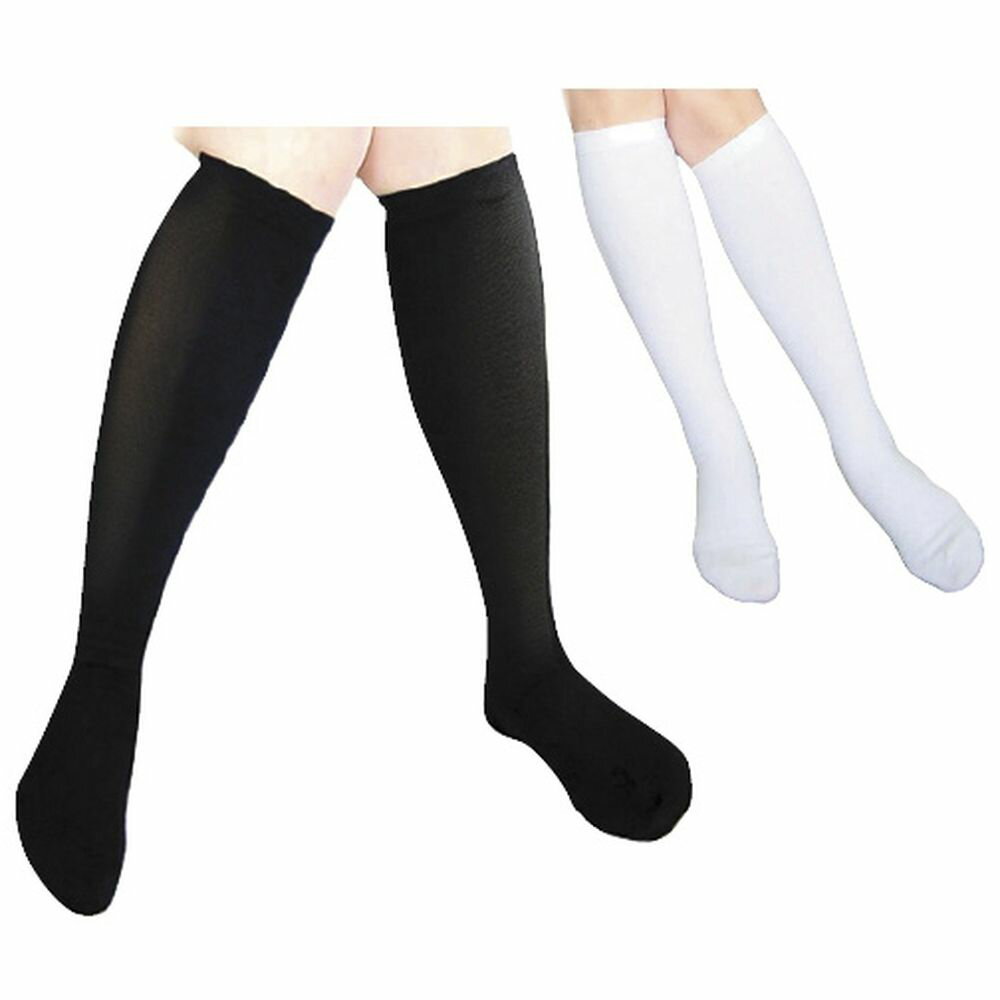 メディファーDVT（S）ホワイト NE-2222（19．5-22CM） 1足 日本衛材 24-2940-01