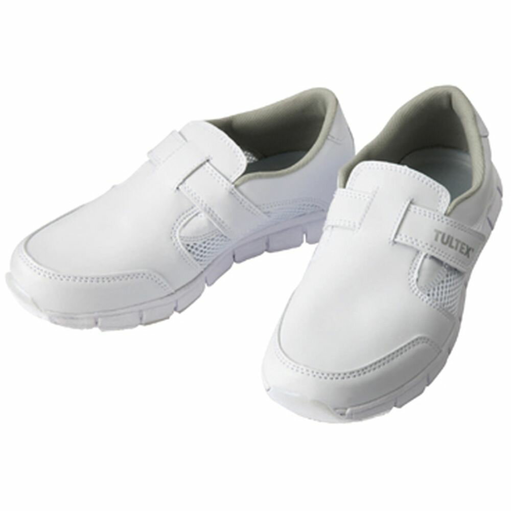 静電超軽量メディカルシューズ 23．5cm 861389-001（ホワイト） 1足 アイトス 24-6538-0003