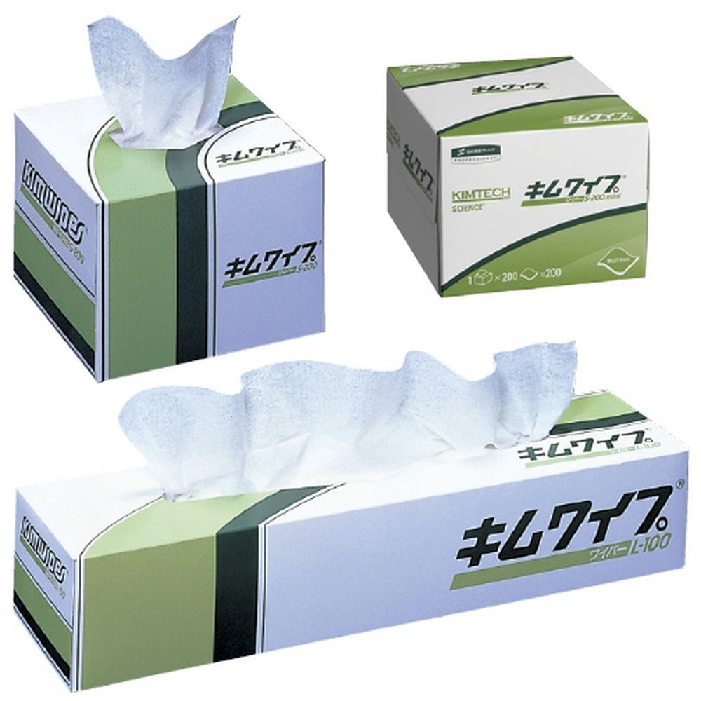 キムワイプ タオル S-200（ケース） 62011（200マイX72BOX） 1梱 日本製紙クレシア 07-3275-02 実験 研..