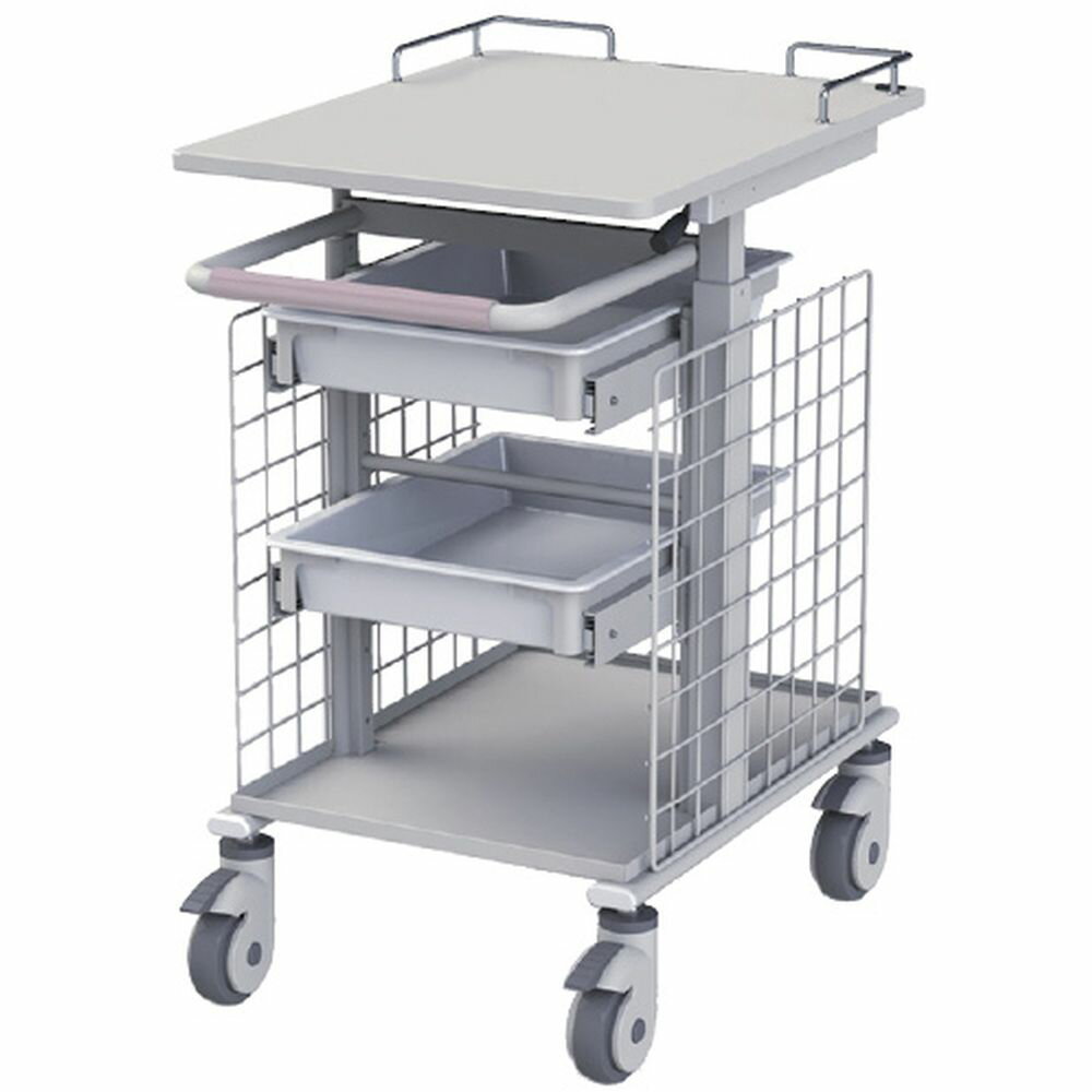 電子カルテワゴン用バスケット（小） RKW-BOX-S 1個 ナカバヤシ 23-7359-02【カルテワゴン別売り】