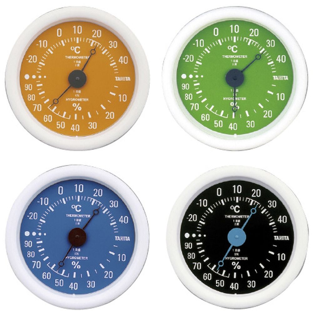 温湿度計 TT-515-GR（グリーン） 1個 タニタ 20-2307-01