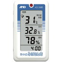 熱中症みはりん坊 AD-5688 1個 エー・アンド・デイ 24-6271-00 暑さ対策 温度管理 健康管理 安全対策 介護用品 屋外作業 オフィス用品 湿度計 温度計 環境測定器