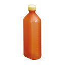投薬瓶PPB茶(未滅菌) キャップ:黄 300CC(50ポンイリ) 1梱 エムアイケミカル 08-2860-0504