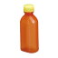 投薬瓶PPB茶（滅菌済） キャップ：黄 100CC（10ポンX20フクロイリ） 1梱 エムアイケミカル 08-2865-0304