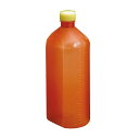 投薬瓶PPB茶(滅菌済) キャップ:黄 500CC(2ホンX25フクロイリ) 1梱 エムアイケミカル 08-2865-0604