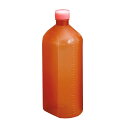 投薬瓶PPB茶(滅菌済) キャップ:赤 500CC(2ホンX25フクロイリ) 1梱 エムアイケミカル 08-2865-0605
