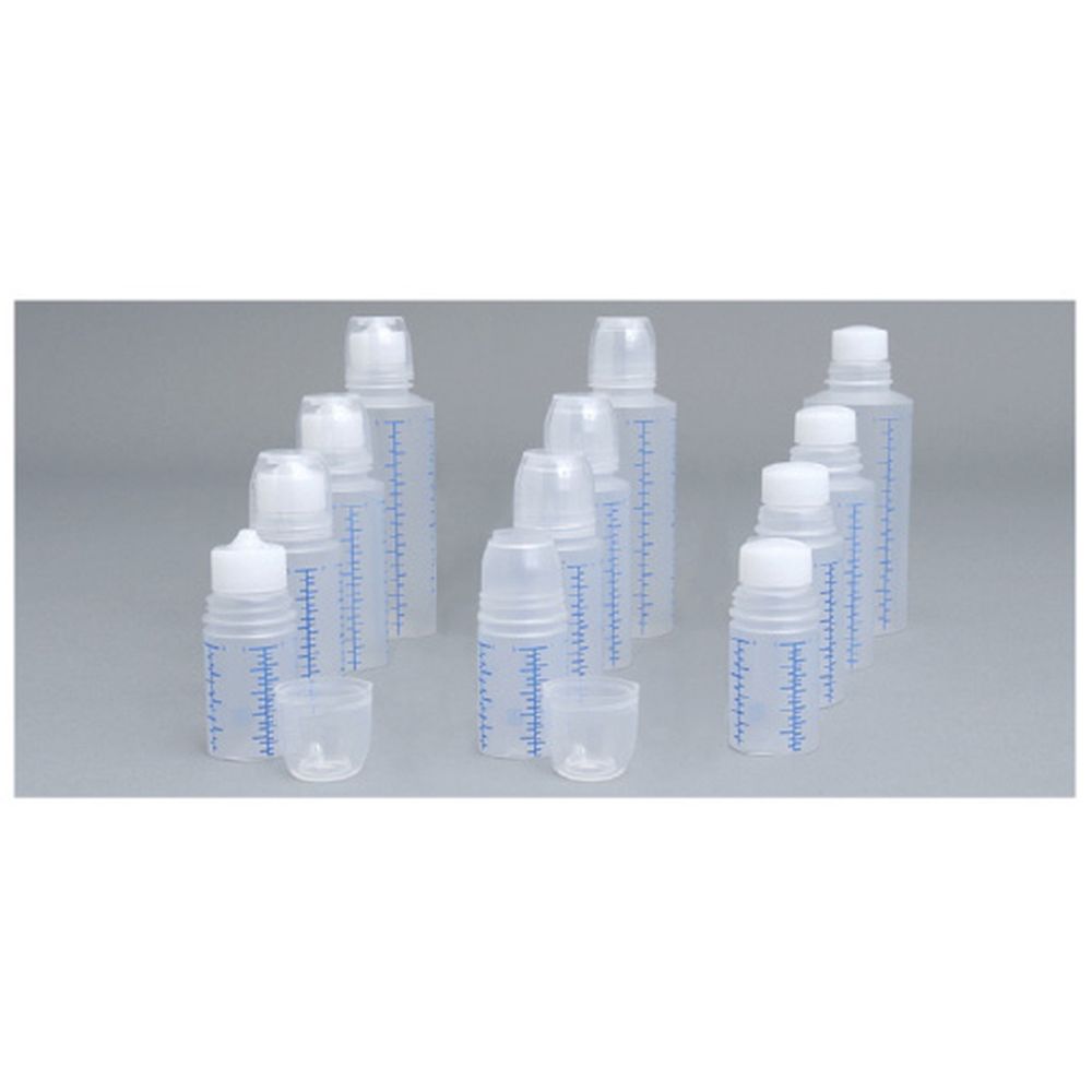 投薬瓶Mボトル（未滅菌） キャップ：白PE（基本色） 30CC（200ポンイリ） 1梱 エムアイケミカル 08-2920-0101