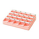 投薬トレー(20人用) PT-20G5(グリーン/5ショク) 1組 エスティーメディカル 19-7630-00