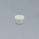 軟膏容器プラ壷N-5号（未滅菌） キャップ：白 65CC（50コイリ） 1箱 エムアイケミカル 23-6687-0302