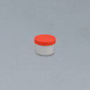 軟膏容器プラ壷N-5号（滅菌済） キャップ：赤 65CC（10コX10フクロイリ） 1箱 エムアイケミカル 23-6687-0805