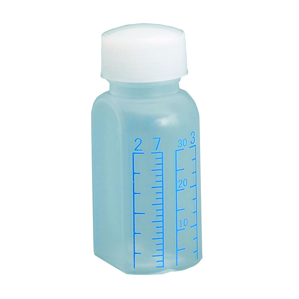 投薬瓶プリントボトル（未滅菌） キャップ：白（基本色） 30CC（10ポンイリ） 1袋 エムアイケミカル 23-7917-0001