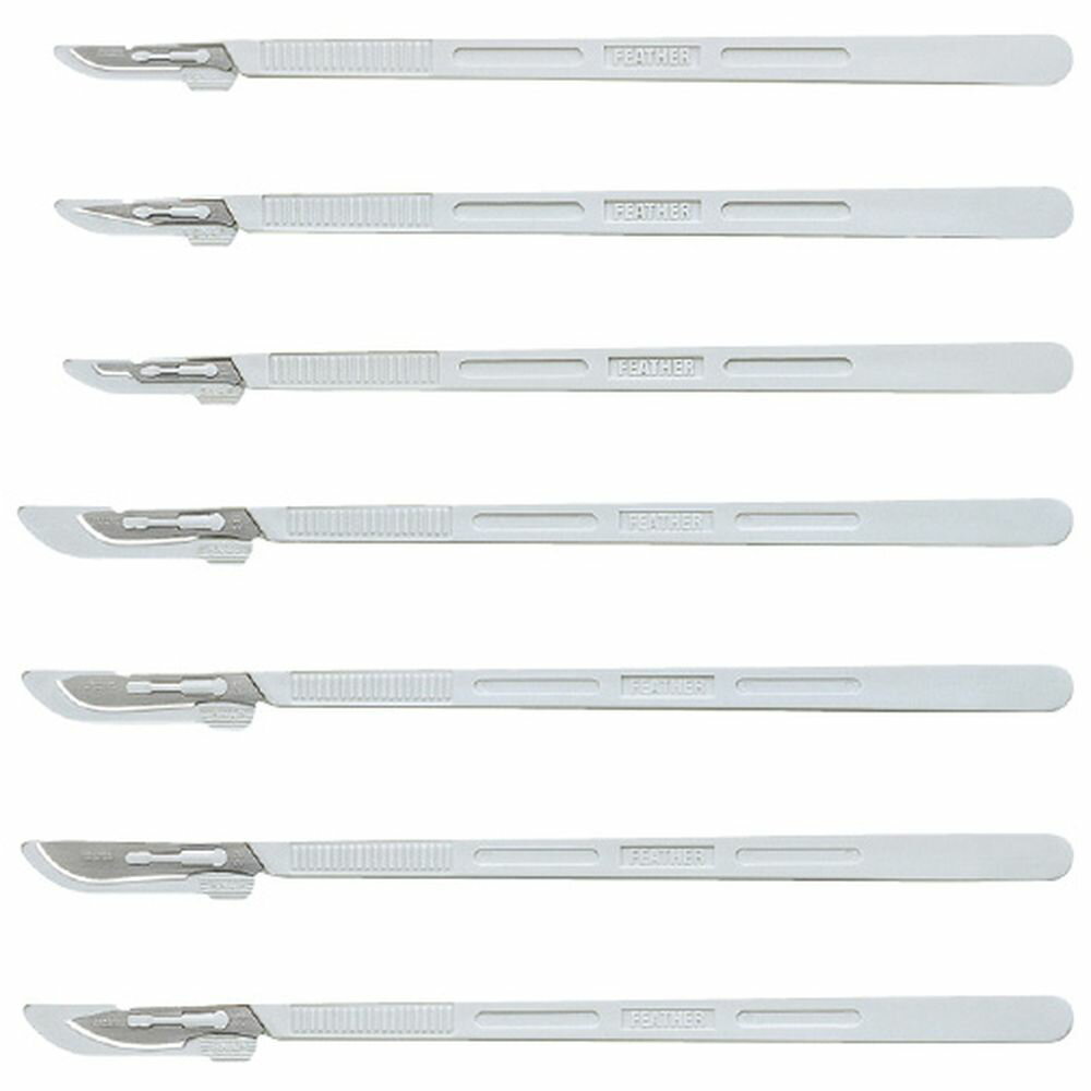 スカルペル（ディープ）20本入 NO．21 （フェザー） 1箱 フェザー安全剃刀 05-2705-21