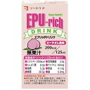 エプリッチドリンク（栄養補助飲料） ピーチオレフウミ（125ML）24ホン 1箱 フードケア 24-7706-04