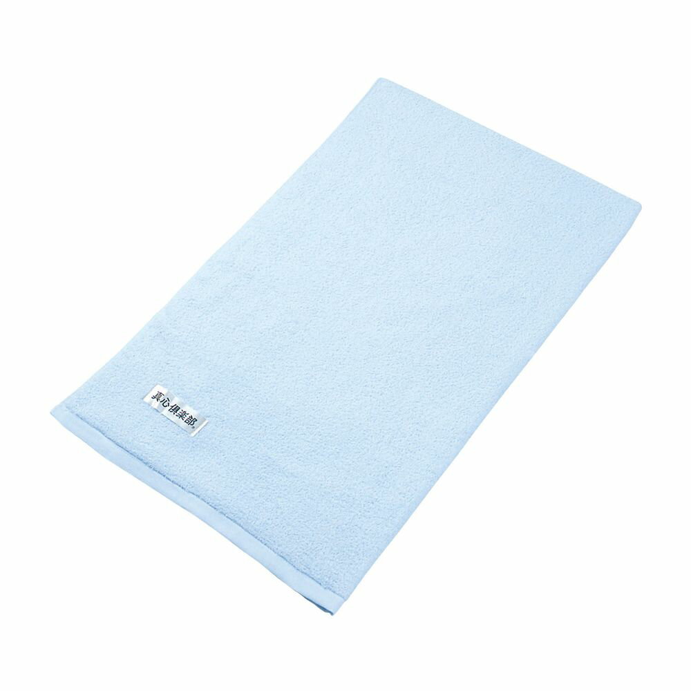 上掛けタオル（900×1500mm） NO．3000（ブルー） 1枚 ププキン 23-2771-02 バスタオル フェイスタオル ..