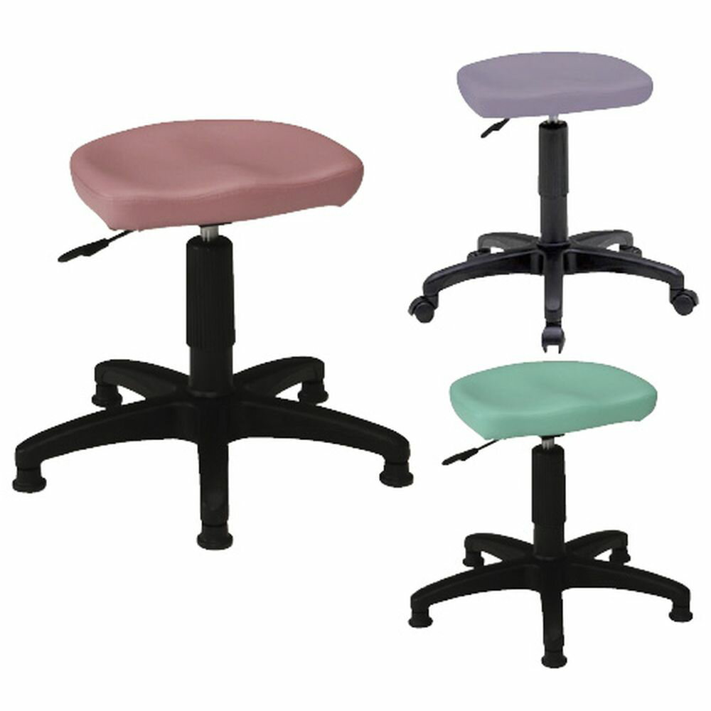 クランケチェア（固定ゴム脚タイプ） ピンク MS-31P（MS-29P） 1台 ニシキ工業 23-6906-0101