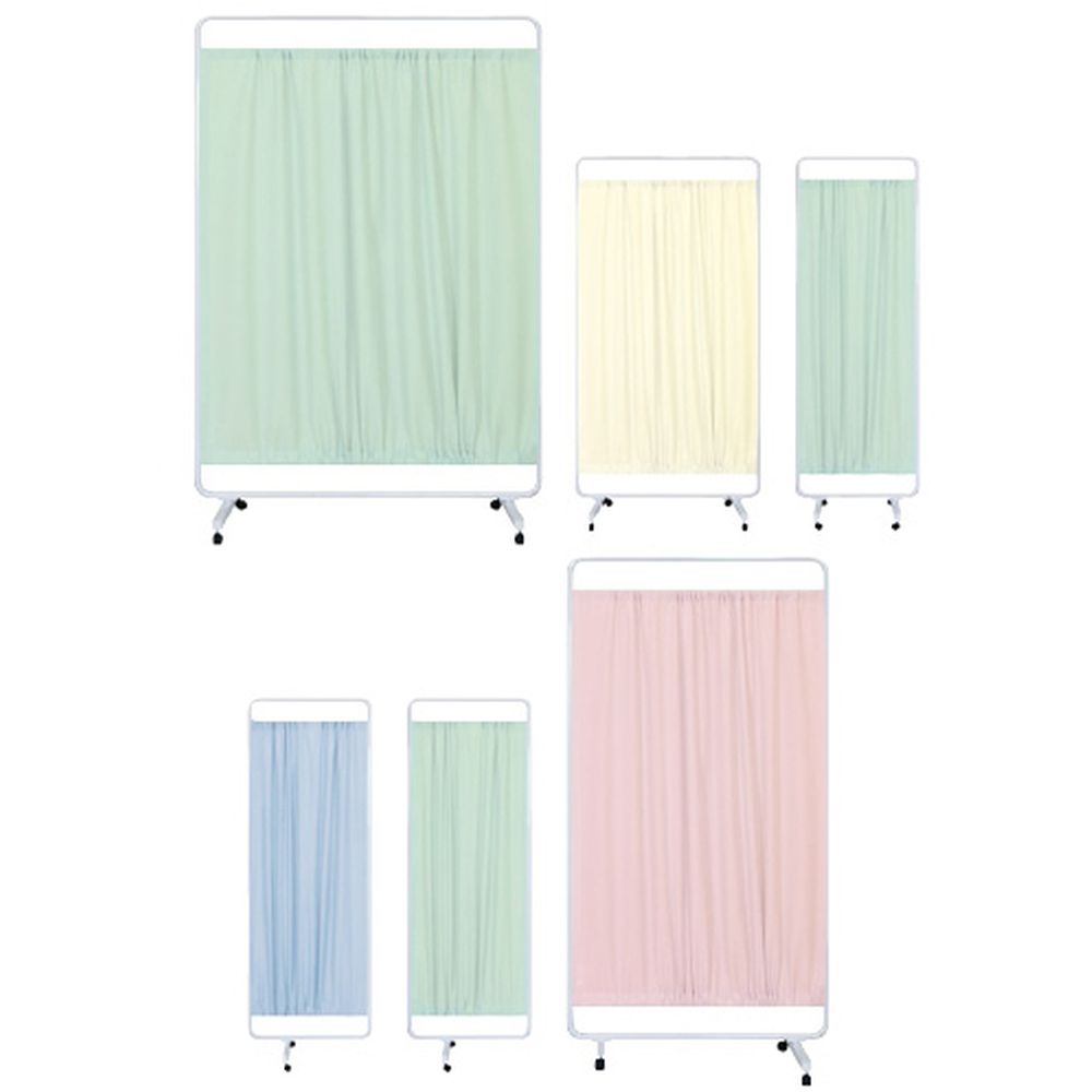 マイスコ衝立（増結）H1600mmグリーン MY-TP60BL（W600MM） 1台 松吉医科器械 24-5611-0003(4)