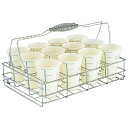 尿コップ立(ガラス75φ用)12本立 SS85-12(ハイレツ3X4) 1個 三和化研工業 01-5090-01(4)