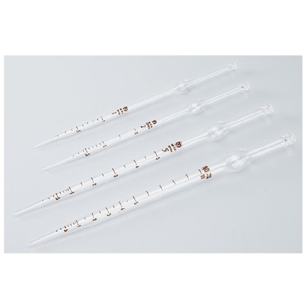 駒込ピペット（ガラス製）ゴム帽なし 3ML 1本 松吉医科器械 10-2900-03