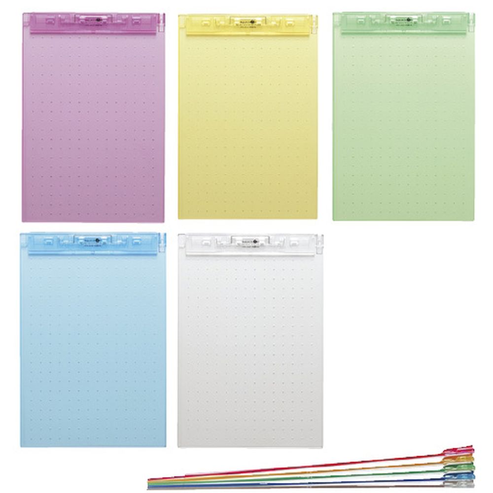 超薄型クリップボード（A4） A5067-25（クリスタル） 1枚 LIHITLAB． 23-7959-04のサムネイル