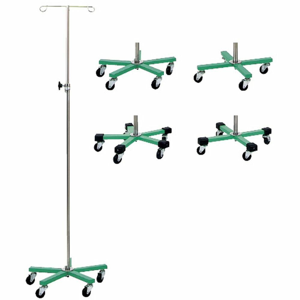 ●豊富なバリエーションのマイスコガートル台シリーズ●脚部、カラー、フックタイプをお選びいただけます。●品番:MY-155GN-B ,規格:5脚 クッション付 ,製品サイズ:ベース幅=MY-150GN-A・MY-150GN-Bは410mm・MY-160GN-A・MY-160GN-Bは400mm・MY-155GN-A・MY-155GN-Bは440mm・MY-165GN-A・MY-165GN-Bは420mm、高さ=1200?2000mm、外パイプ径=φ25mm、中パイプ径=φ19mm ,重量:7.3kg ,材質:ステンレス（SUS304） ,キャスター（サイズ・双輪・ストッパー付）:φ50mm松吉医科器械｜総合カタログ｜医療・介護・ドクター・ナース