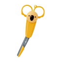 チョッキン(コアラ) CK-Y(キイロ) 1本 フェザー安全剃刀 23-2102-02 フェザー安全 はさみ 文房具 事務用品 カッティングツール 手芸用具 学校用品 オフィス用品 デスクアクセサリー クラフト用品