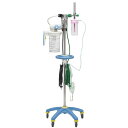 酸素吸引スタンド(酸素1口・吸引1口P型(川重型) OVH-1000 1台 新鋭工業 24-4151-0001