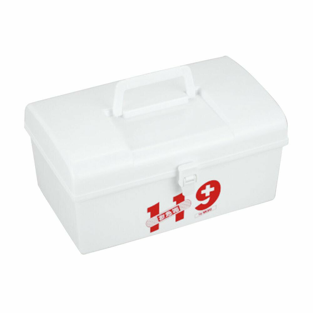 救急箱119（L） W314XD217XH155MM 1個 明邦化学工業 24-4098-01