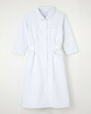 ナガイレーベン ワンピース7分袖 HO-1916 サイズM ホワイト ナース服 看護師 制服 医療用ウェア 医療現場 女性 医療従事者 白衣 介護服 丈夫