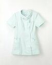 ナガイレーベン チュニック FY-4582 サイズLL グリーン ナースウェア ナース服 介護服 医療用ユニフォーム 白衣 女性用 医療現場 医療従事者 軽量 ...
