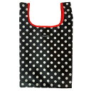 エコバッグ CECO (Mサイズ)ポルカブラック HALKARIN’S プレゼント 誕生日 出産祝い ママ ベビー 子供 ケース レジ袋 買い物袋 かわいい おしゃれ
