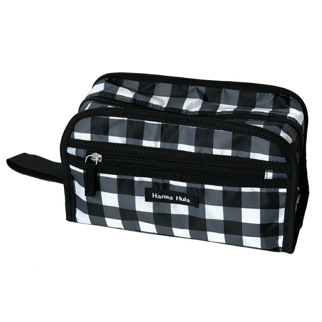 スクエアポーチ CSQP ギンガムブラック HALKARIN’S プレゼント 誕生日 出産祝い ママ ベビー 子供 ケース