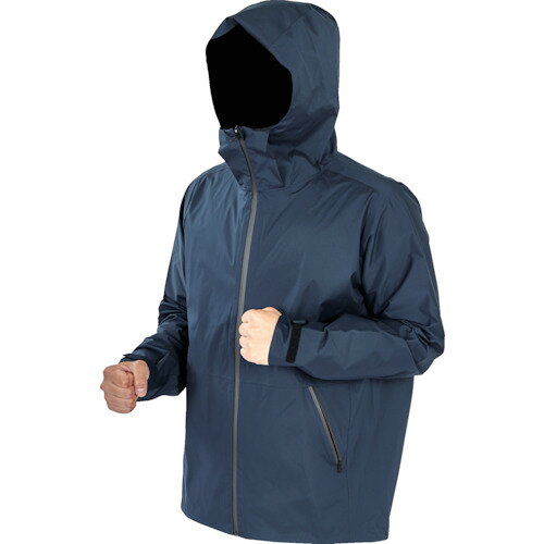 TRUSCO 高耐候・軽量ストレッチレインウェア ネイビー M