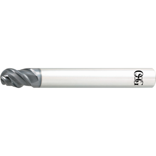 OSG 超硬ボールエンドミル フェニックス ディープフィーダー 3刃 コーナー半径1mm 刃径3mm 全長60mm 3090204 オーエスジー