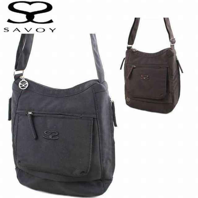 サボイ バッグ【再入荷】 サボイ SAVOY バッグ ナイロン斜めがけ両サイドポケットショルダーSM017701 SM0805 母の日 ギフト プレゼント