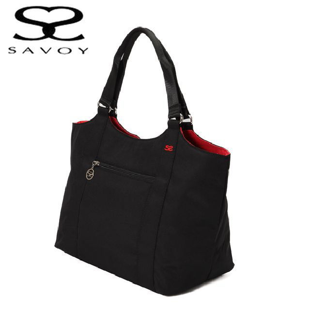 サボイ SAVOY レディースバッグ ナイロン大き目トートバッグ（ファスナー開閉 ）55SM210001 旅行 ショッピング