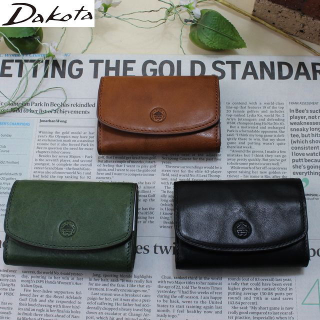 ダコタ DAKOTA メンズ財布 革製 ブラックレーベル ミニモ 　三つ折り財布 0627601　0627611　父の日 ク..