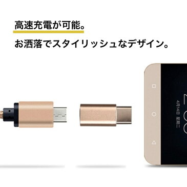 【送料無料】 usb type-c 変換アダプタ microUSB to Type-C 変換 ハブ 充電器 イヤホン タイプC 急速 ポイント消化