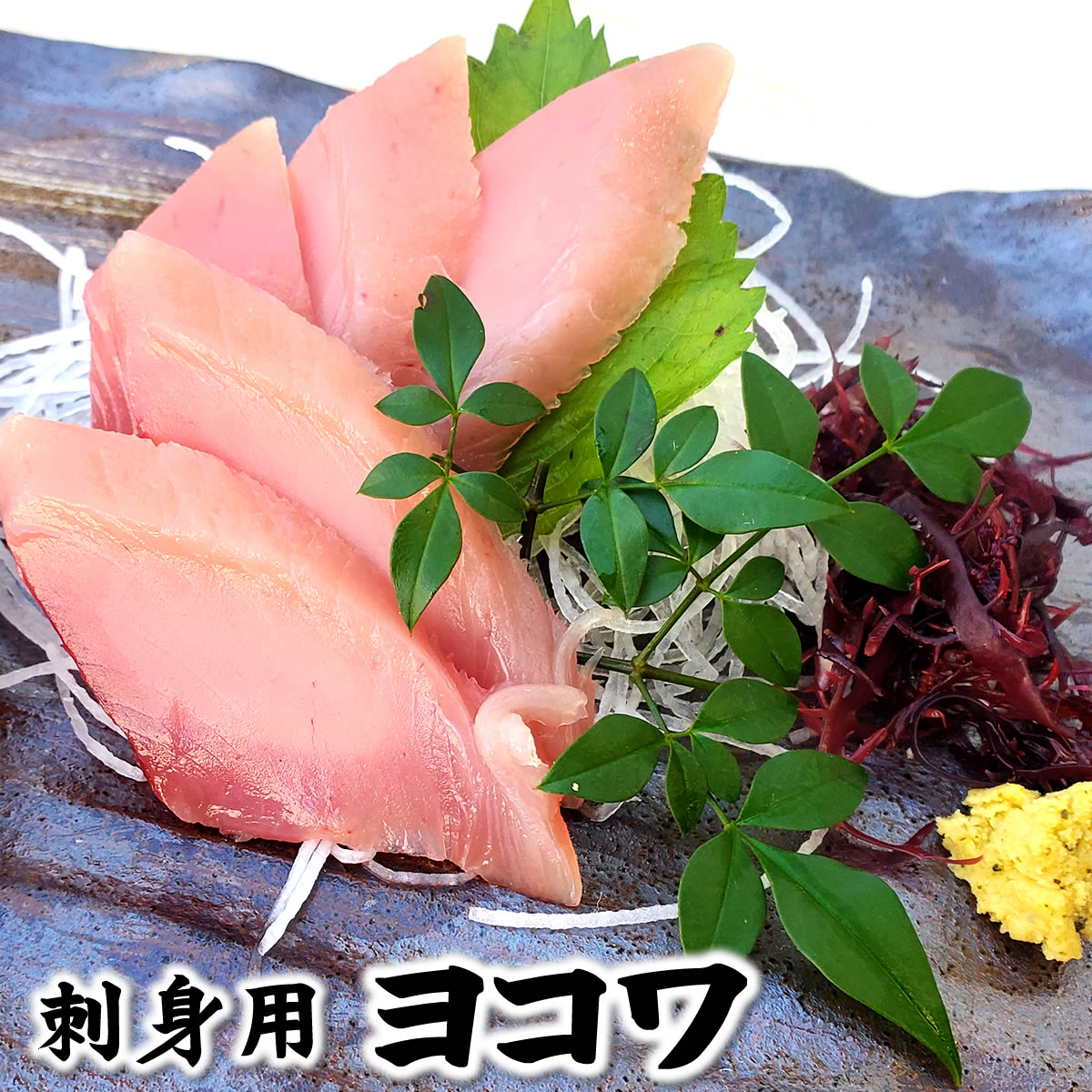 刺身用　ヨコワ（本マグロの子）柵（冷凍）3キロ台の片身分（850-900g）（兵庫浜坂産）（よこわ・まぐろ・鮪・刺身・よこわ・フィレ）