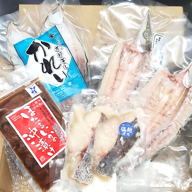 （送料無料）山陰の海産物あれこれ詰合せセット（冷凍）ギフトに（干物,塩麹漬,ホタルイカ沖漬け,一夜干し,詰め合わせ）母の日、父の日