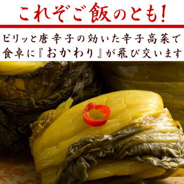 辛子高菜漬け 1kg（250g×4袋）