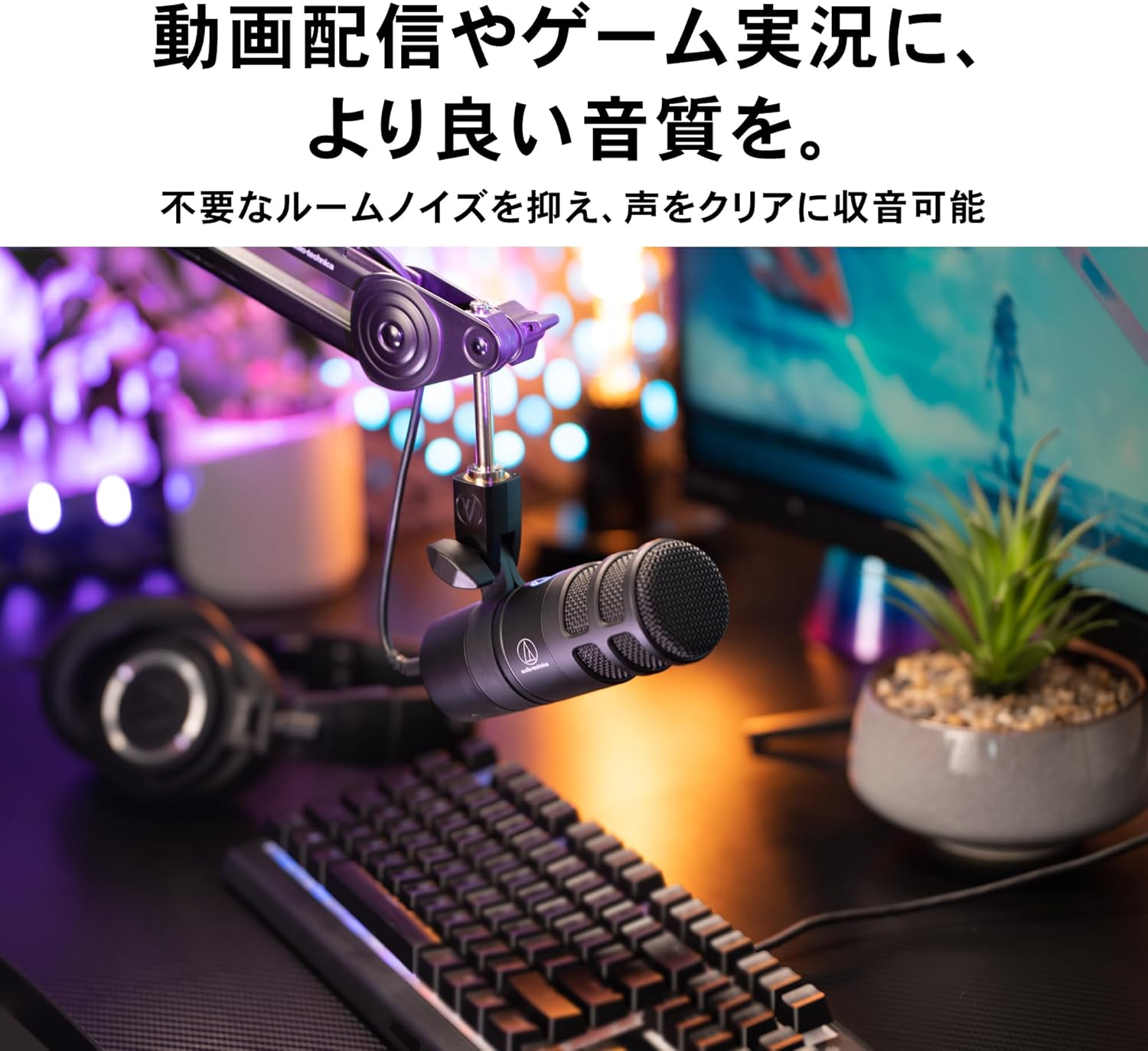 ハイパーカーディオイドダイナミックUSBマイクロホン AT2040USB サムネイル5