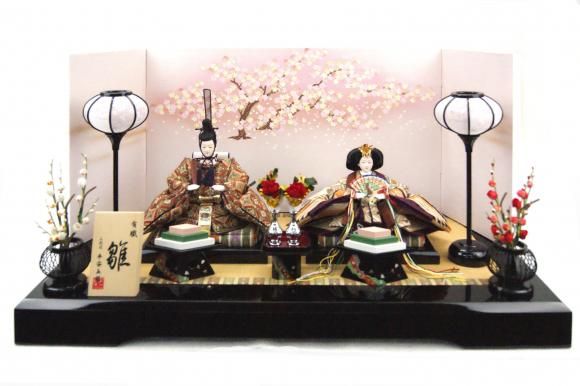 雛人形　　龍村美術織物　親王飾り　1-110