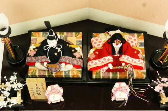 雛人形　木目込み　コンパクト　折原粋玉作　しあわせ　30-748 3