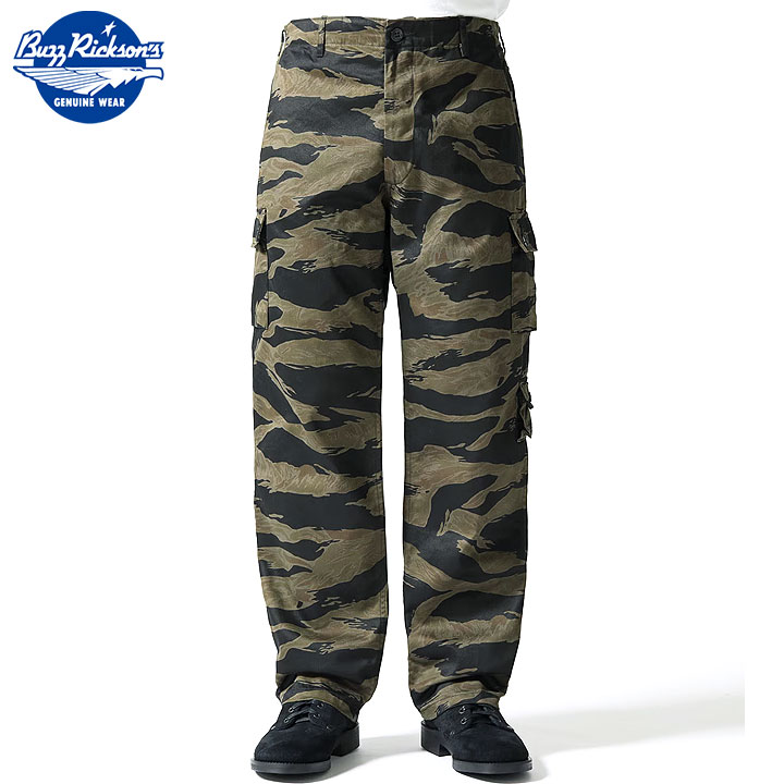 乐天商城 - BUZZ RICKSON'SWILLIAM GIBSON COLLECTIONBLACK TIGER PATTERNTROUSERSOVER DYENo.BR42594